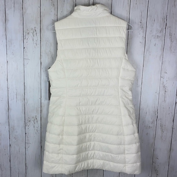 Liz Claiborne Quilted Puffer Vest Jacket Cream Ivory Women’s Sz S NWT - Picture 5 of 8
